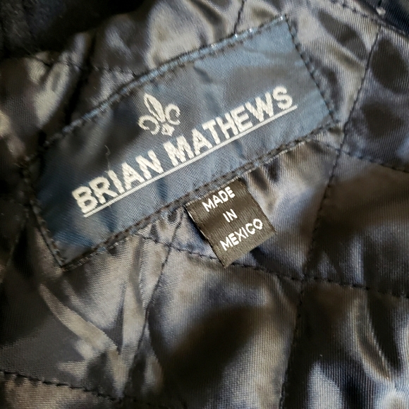 Navy Blue Double Breasted Wool Pea Coat - Picture 3 of 7